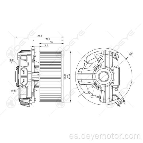 Ventilador para NISSAN MARCH III